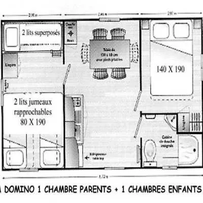 Mobilhome 3 Etoiles - Eeeadc Кемпинг